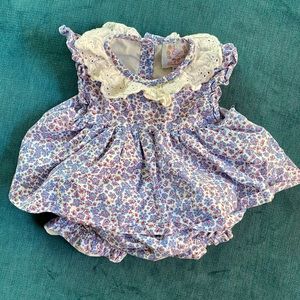 Liberty print baby girl’s dress